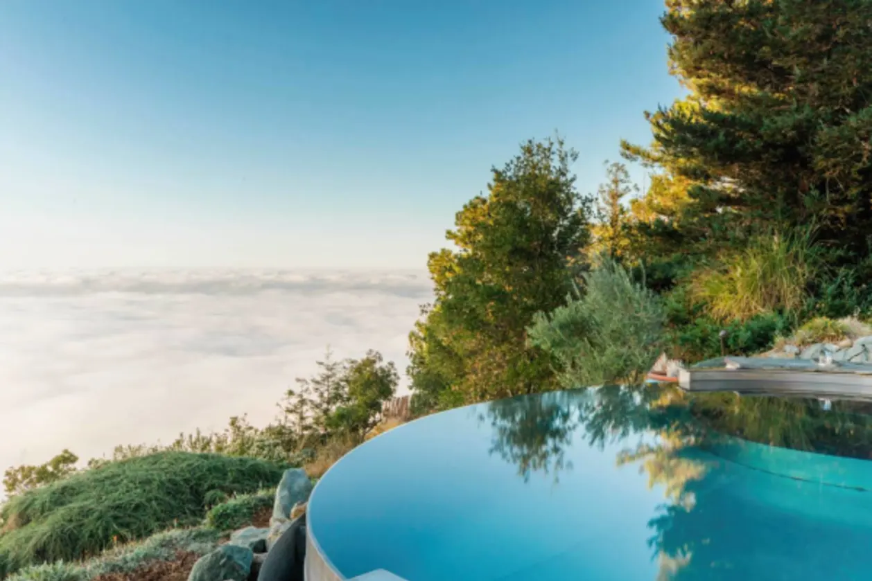 Meditation pool at Post Ranch Inn